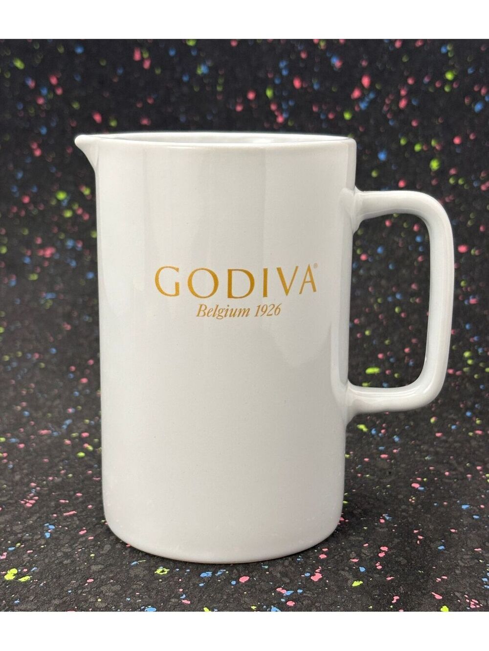 Godiva Belgium 1926 Modern Gourmet Foods Stoneware Pitcher